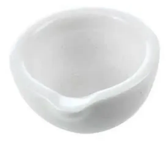 Mortero de porcelana