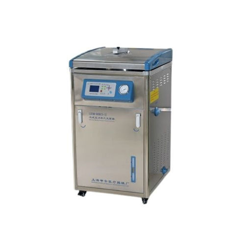 Autoclave vertical automático de 80 lt, acero inox. con vacío, secado e impresora. LDZM-80KCS