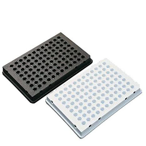 Placa blanca 96 pocillos para PCR por luminiscencia x 10u.