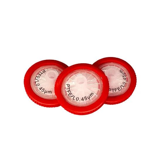 Filtro de Jeringa de de PTFE Hidrofílico No estéril de Ø25mm x 100u.	