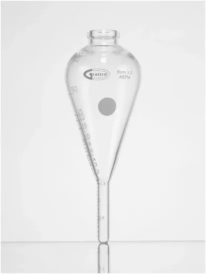 Tubos de centrífuga forma de trompo o pera según ASTM E438 X 100 ml