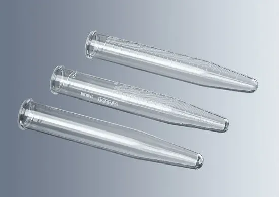 Tubos de centrífuga x 15 ml cónicos graduados con borde, origen Alemania