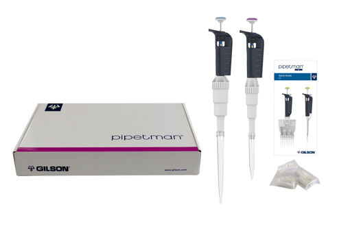 Kit de 2 pipetas Gilson Pipetman G de 0,5 - 5ml y 1 - 10ml