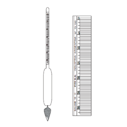 Areometro Baume - Densimetro