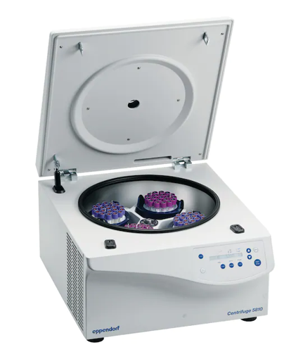 Centrifuge 5810 G, 230 V/50- 60 Hz, con rotor S-4-104 incl. adaptador para tubos cónicos de 15/50 mL, con clavija de enchufe AR