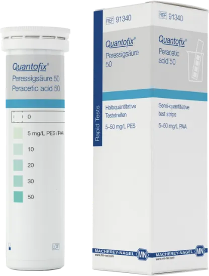 Tiras QUANTOFIX® Ácido peracético 50 x 100 u.