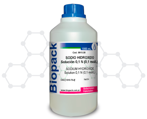 Sodio Hidroxido Solución 0,1 N X 1000 mL
