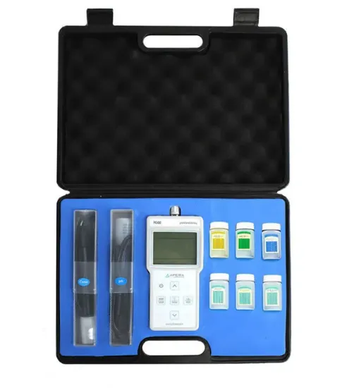 Medidor multiparamétrico de pH / conductividad portátil modelo PC400