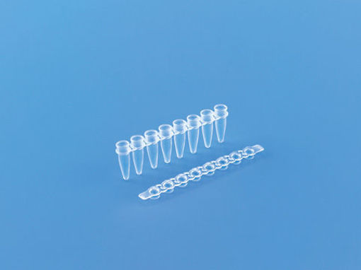Maxyamp PCR Strips 0,2 ml Incluye Tapa Plana Ultra Clara x 125 u.