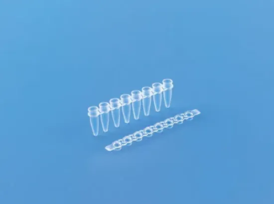 Maxyamp PCR Strips 0,2 ml Incluye Tapa Plana Ultra Clara x 125 u.