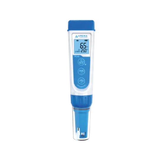 Medidor multiparámetro portátil de pH/EC/TDS/Salinidad/Temperatura. Marca Apera USA, Modelo PC60 Premium