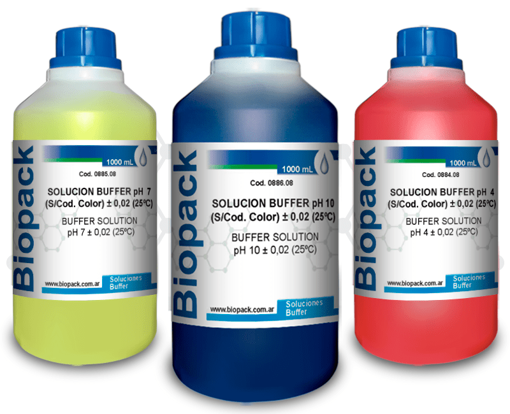 SOLUCION BUFFER pH-10 AZUL x  500 mL