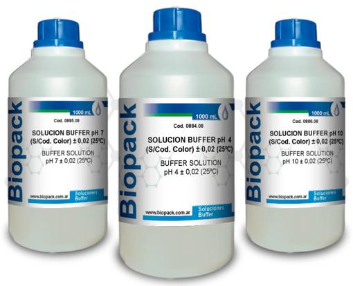 SOLUCION BUFFER pH-4 x  500 mL