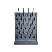 Escurridor para colgar de plástico con colector
