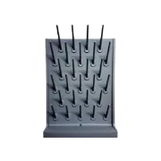 Escurridor para colgar de plástico con colector