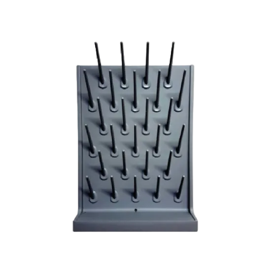 Escurridor para colgar de plástico con colector