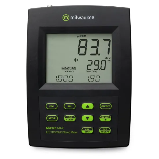Medidor de mesada CE/TDS/NaCl/Temperatura MI170