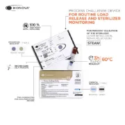 Kit PCD Steam Test Pack de 3 horas (con integrador de un punto - violeta) 