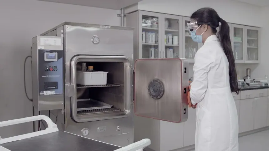 Seguridad del autoclave de laboratorio
