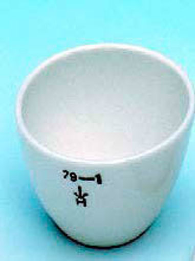 Crisol de porcelana forma baja	