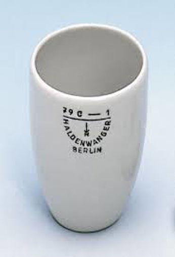 Crisol de porcelana forma baja