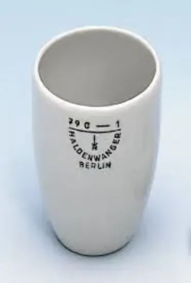 Crisol de porcelana forma baja