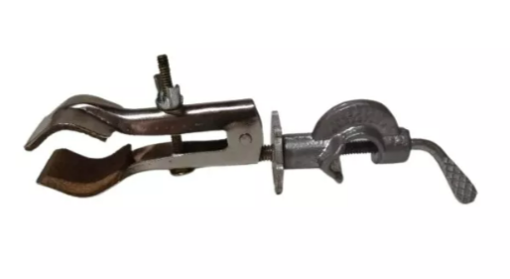 Pinza para bureta con nuez. Apertura de agarre: 2cm