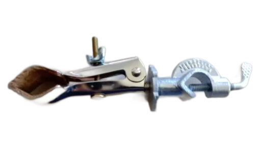 Pinza para balón con nuez. Apertura de agarre: 3cm