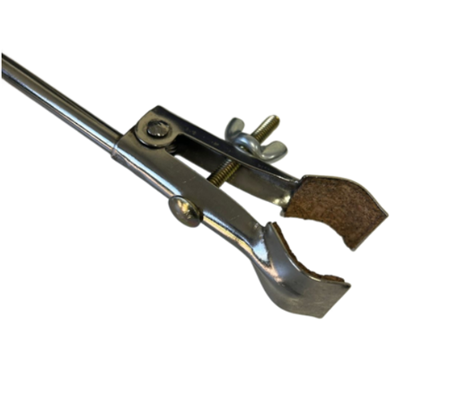 Pinza para bureta sin nuez. Apertura de agarre: 2cm