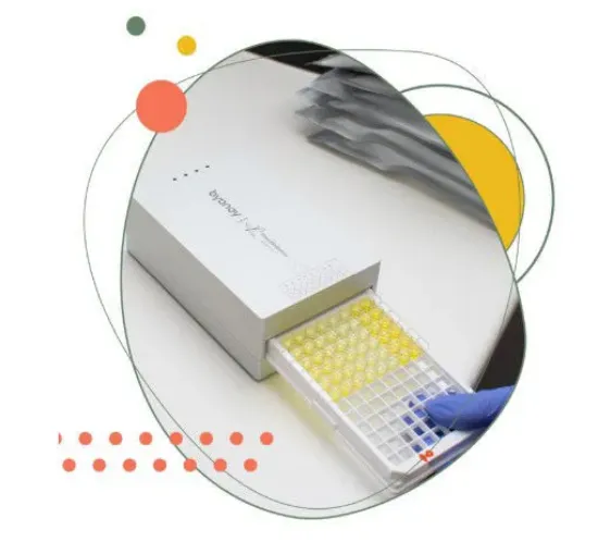 Lector de micropozos para Elisa espectrofotómetro por 96 BYONOY