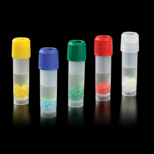 Crioperlas para la conservación de cepas microbiológicas color variado x 100u.
