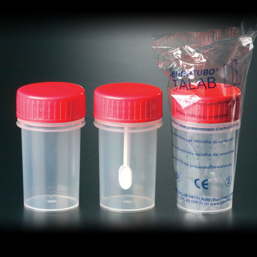 Frasco roscado PP 50ml bolsa unitaria x 600u.