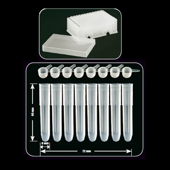Tubos en tiras strip de 12 x 800u.