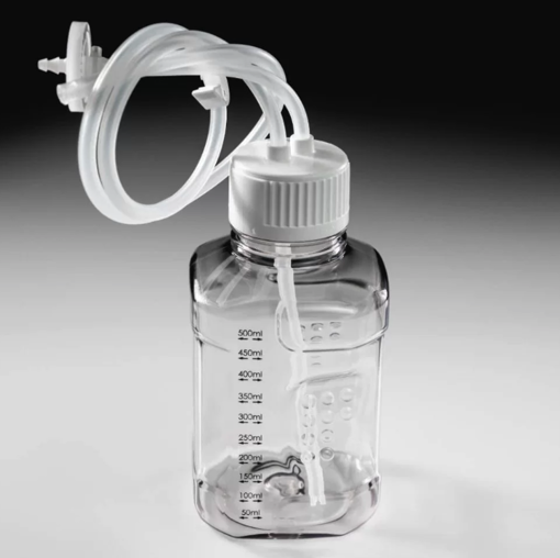 PharmaTainer PET con CAP2V8 Tapa con 2 puertos