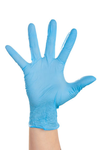 Guantes de nitrilo en caja x 100u.