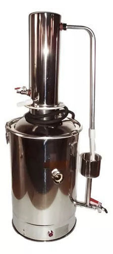 Destilador de agua de Acero Inoxidable con corte automático