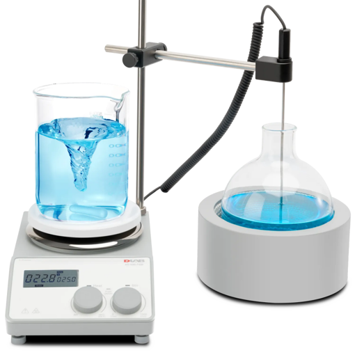 Agitador magnético + manto calefactor MS-H280 con sensor de temperatura