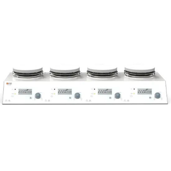 Agitador magnético digital con calefacción de 4 posiciones de 3 lts. MS-H280-S4