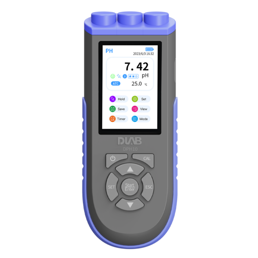 Medidor multiparamétrico portátil DPC10 para pH / MV / ORP / Conductividad / TDS / SAL / RES / Temp