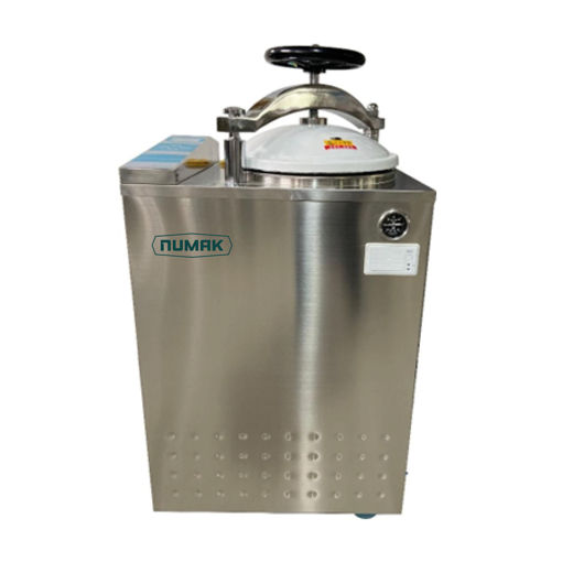 Autoclave vertical automático de 99 litros con secado, vacío e impresora de matriz de punto, modelo AVN-99 DP