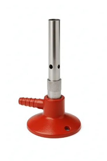 Mechero Bunsen pesado, con regulación de aire