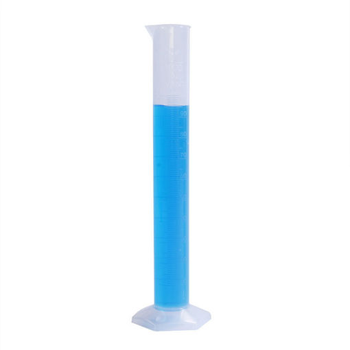 Probeta de polipropileno graduada base hexagonal