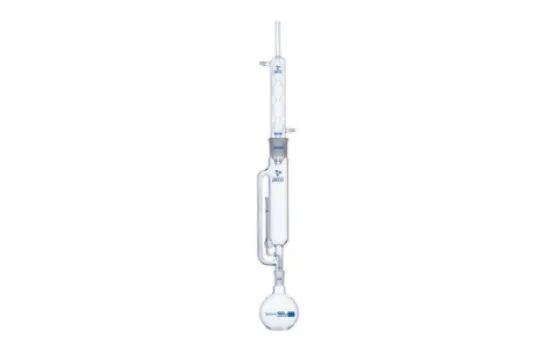 Extractor tipo Soxhlet condensador Allihn y junta intercambiable