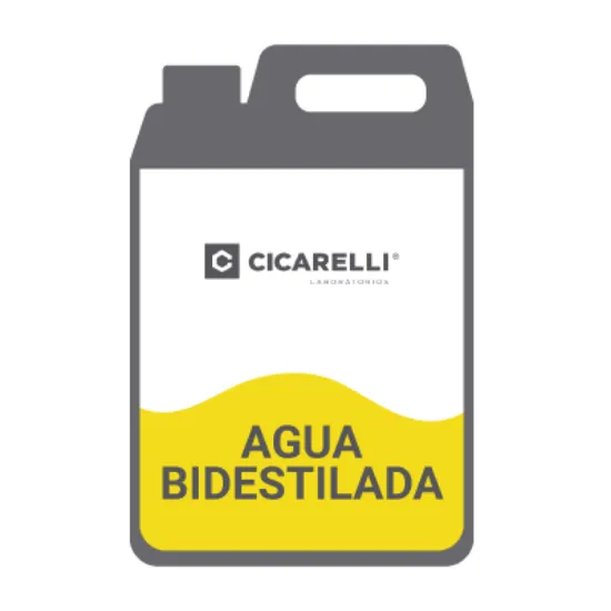 Agua Bidestilada (Microfiltración Máx. 0,2 µm) Reactivo Químico CAS 7732-18-5
