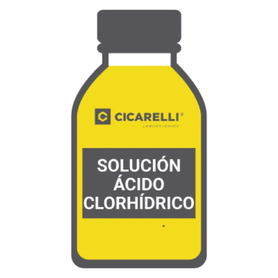 Solucion Acido Clorhidrico 0,1 N Pro-Análisis X 1000ml CAS 7647-01-0