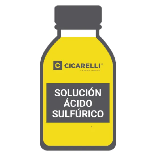 Solucion Acido Sulfurico 0,1 N Pro-Análisis X 1000ml CAS 7664-93-9
