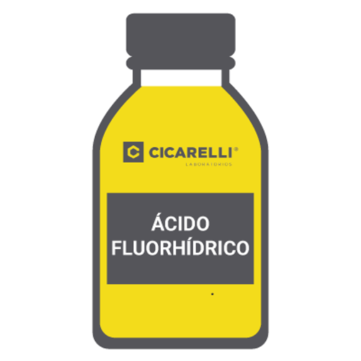 Acido Fluorhidrico 50% Pro-Análisis x 1000ml CAS 7664-39-3