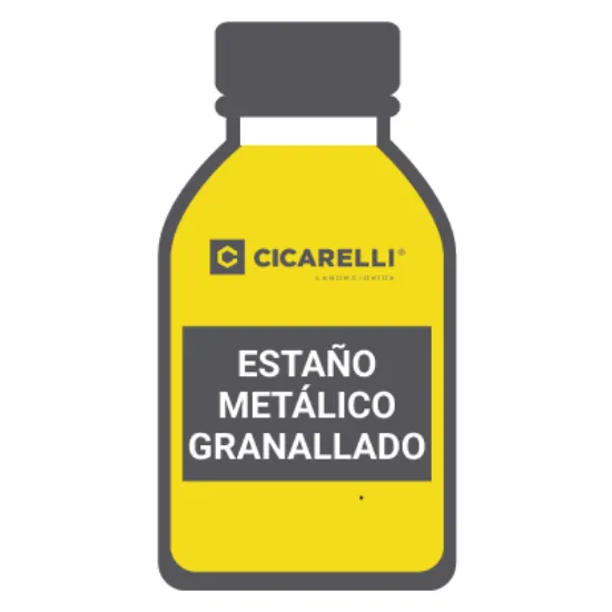 Estaño Metalico Granallado Pro-Análisis x 250Gr. CAS 7440-31-5