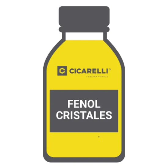 Fenol Cristales Reactivo Químico x 1Kg. CAS 108-95-2