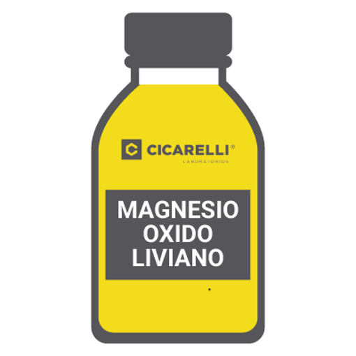 Magnesio Oxido Liviano Pro-Análisis (ACS) x 50Gr. CAS 1309-48-4